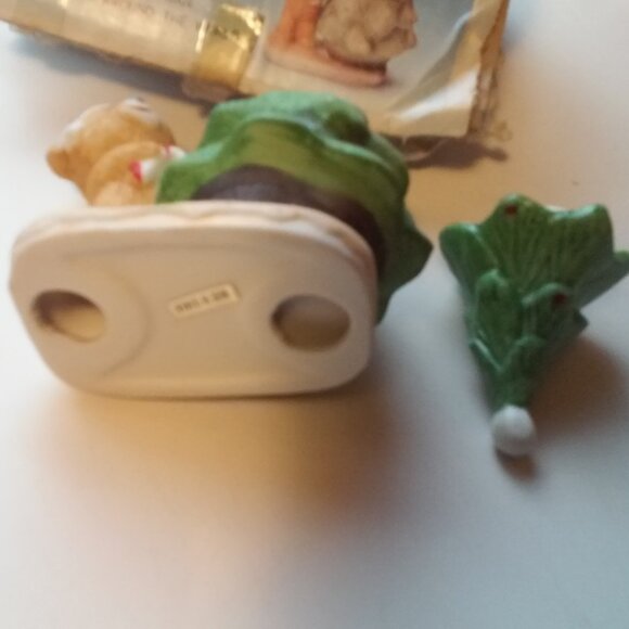 Vintage Ceramic Christmas Candle Christmas Around The World Teddy Tree Candle - Picture 5 of 5